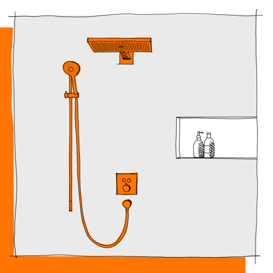 Dusche Armaturen für die Dusche